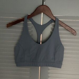 Bar Box Stylish Gray Sports Bra, Size S